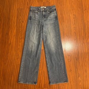 AYR The Secret Sauce Straight Leg Denim Blue Jeans Womens 29